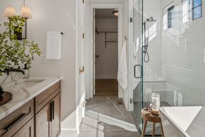 Master Bathroom in Grace Meadows at the Parade of Homes